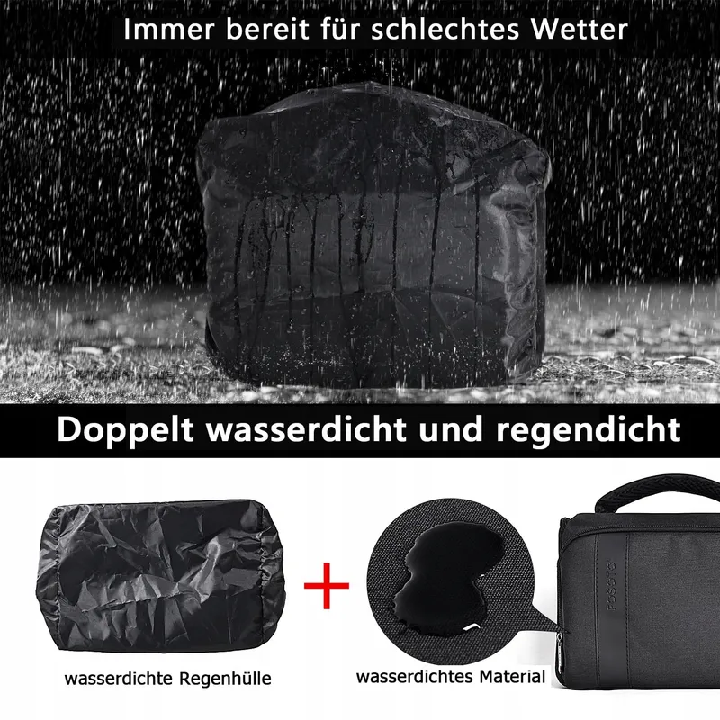 FOSOTO Cameratas voor Spiegelreflexcamera's met Hoes — foto 7