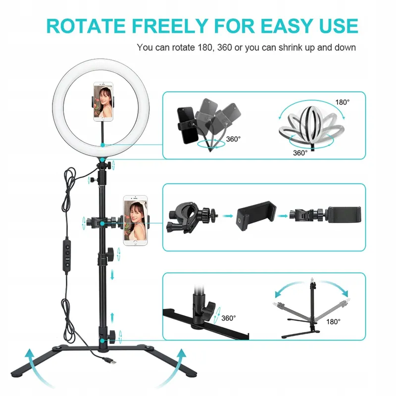 GODOX LR120 LED Ringlichtset 12 Inch Tweekleurig Licht — foto 5