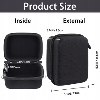 AENLLOSI Hard Case Sony Alpha 6000 6700 met 16-50mm Objectief Zwart — miniatuur 5