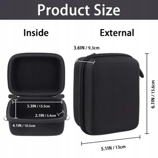 AENLLOSI Hard Case Sony Alpha 6000 6700 met 16-50mm Objectief Zwart — miniatuur 6