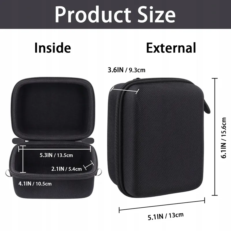 AENLLOSI Hard Case Sony Alpha 6000 6700 met 16-50mm Objectief Zwart — foto 6