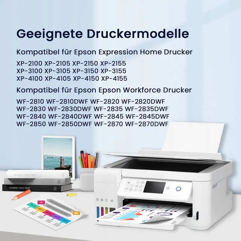 HOOKINK Inktcartridges Epson 603XL XP-2100 WF-2810 15 Stuks — foto 2
