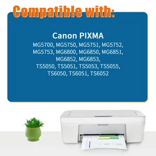 Compatibele Inktcartridges voor Canon Pixma TS5050 TS6050 MG5750 20 Stuks — miniatuur 2