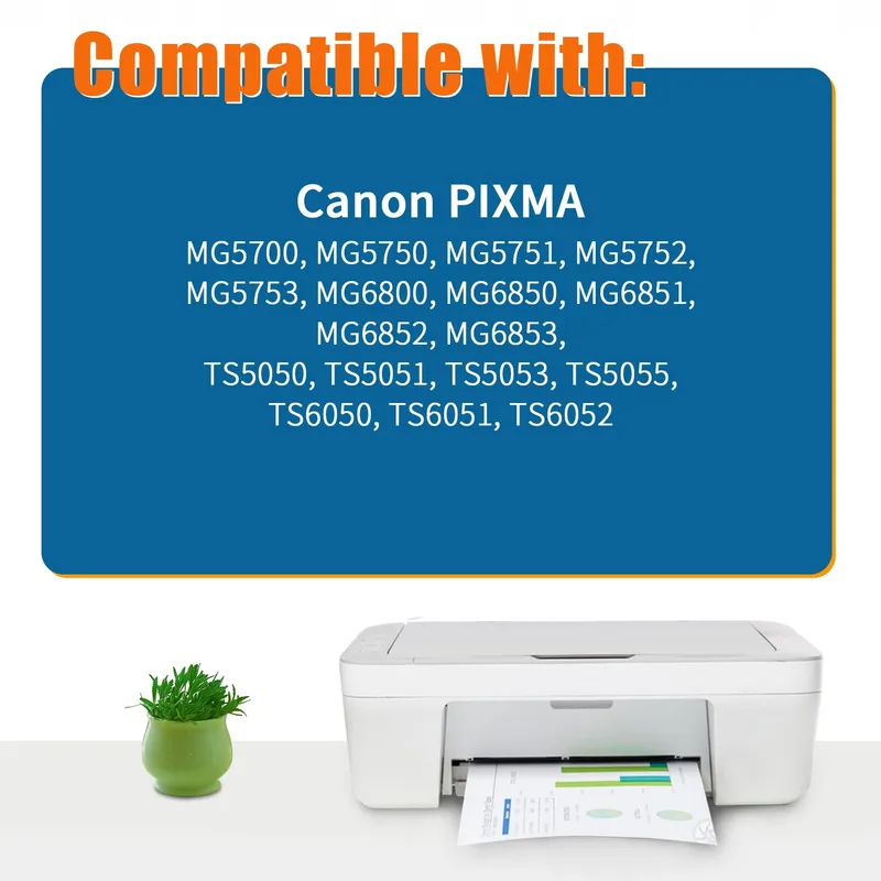 Compatibele Inktcartridges voor Canon Pixma TS5050 TS6050 MG5750 20 Stuks — foto 2