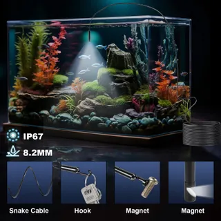 ROMON Endoscoopcamera 1080P HD Waterdicht IP67 8 LED 5M — miniatuur 6