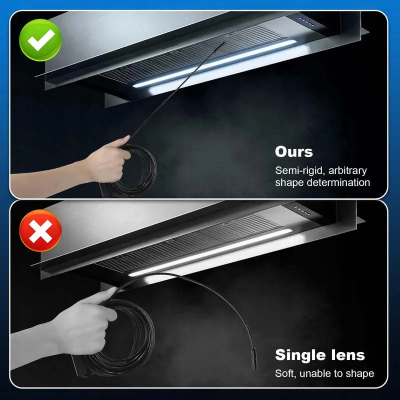 ROMON Endoscoopcamera 1080P HD Waterdicht IP67 8 LED 5M — foto 4