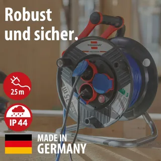 BRENNENSTUHL Garant Kabelhaspel 25m Buitengebruik IP44 Grijs — miniatuur 2