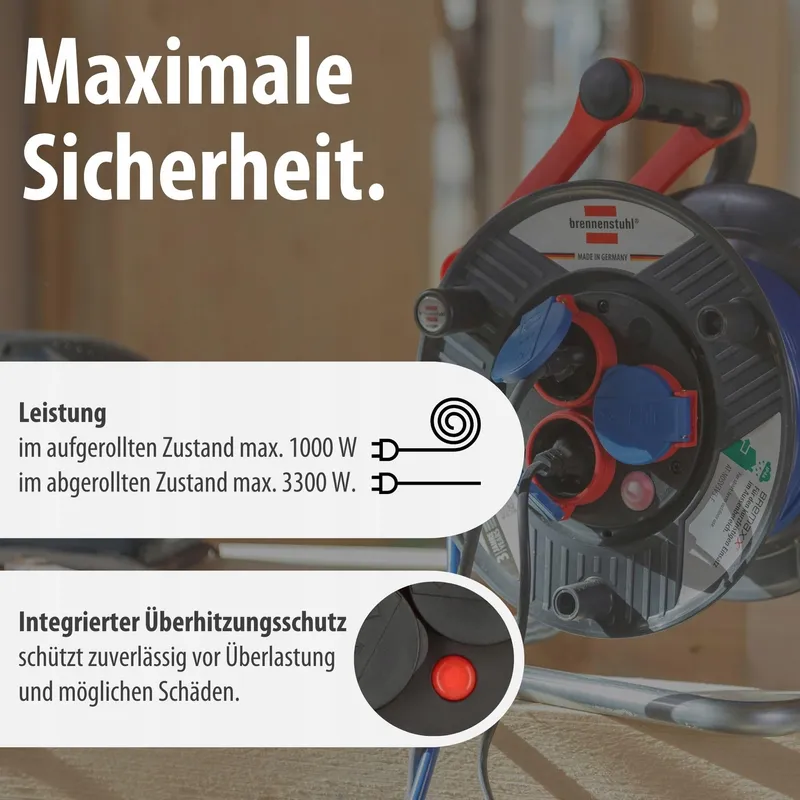 BRENNENSTUHL Garant Kabelhaspel 25m Buitengebruik IP44 Grijs — foto 5