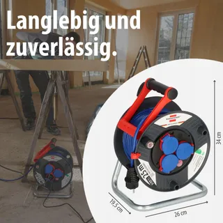 BRENNENSTUHL Garant Kabelhaspel 25m Buitengebruik IP44 Grijs — miniatuur 7