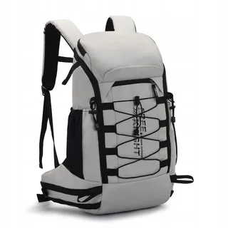 BSEASH Wandelrugzak 40L Waterdicht Lichtgewicht Camping Grijs — miniatuur 1