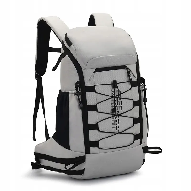 BSEASH Wandelrugzak 40L Waterdicht Lichtgewicht Camping Grijs — foto 1