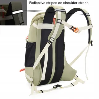 BSEASH Wandelrugzak 40L Waterdicht Lichtgewicht Camping Grijs — miniatuur 6
