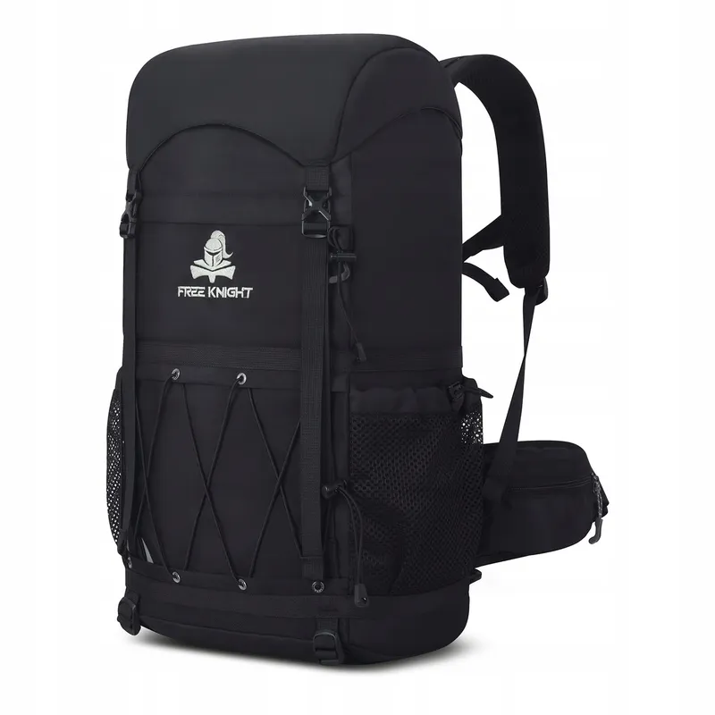 BSEASH Wandelrugzak 40L Licht Waterdicht Met Regenhoes Zwart — foto 1