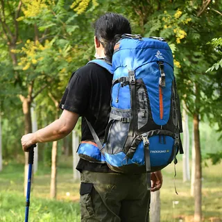 BSEASH Lichte Waterdichte Wandelrugzak 60L Wandelen en Camping — miniatuur 9