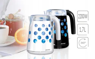 MPM MCZ-86 Waterkoker 1,7L Draadloos BPA-Vrij Automatisch Uit — miniatuur 3