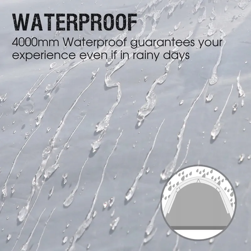 PORTAL Koepeltent 3-4 Personen Waterdicht 4000mm Camping — foto 6