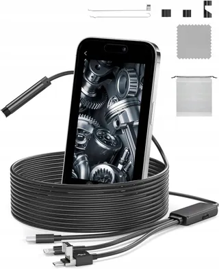 Endoscoopcamera HD 1920P 3m IP67 Waterdicht 8 LED — miniatuur 1