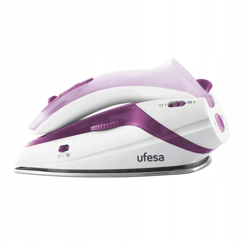 UFESA Reisstrijkijzer Opvouwbaar Handvat 1100W Dubbele Spanning 110-230V — foto 2