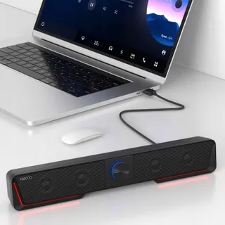 JECOO A40 USB Bluetooth Soundbar PC Zwart — miniatuur 8