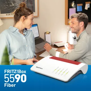 FRITZBOX 5590 Glasvezelrouter WiFi 6 2400Mbit/s Mesh — miniatuur 7