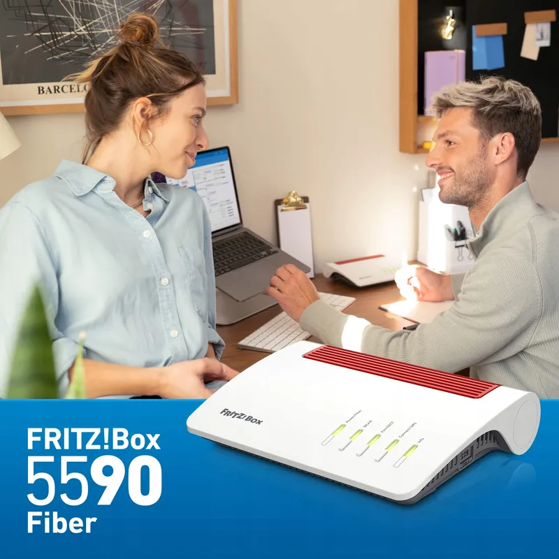 FRITZBOX 5590 Glasvezelrouter WiFi 6 2400Mbit/s Mesh — foto 7