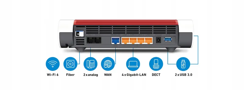 FRITZBOX 5590 Glasvezelrouter WiFi 6 2400Mbit/s Mesh — foto 4