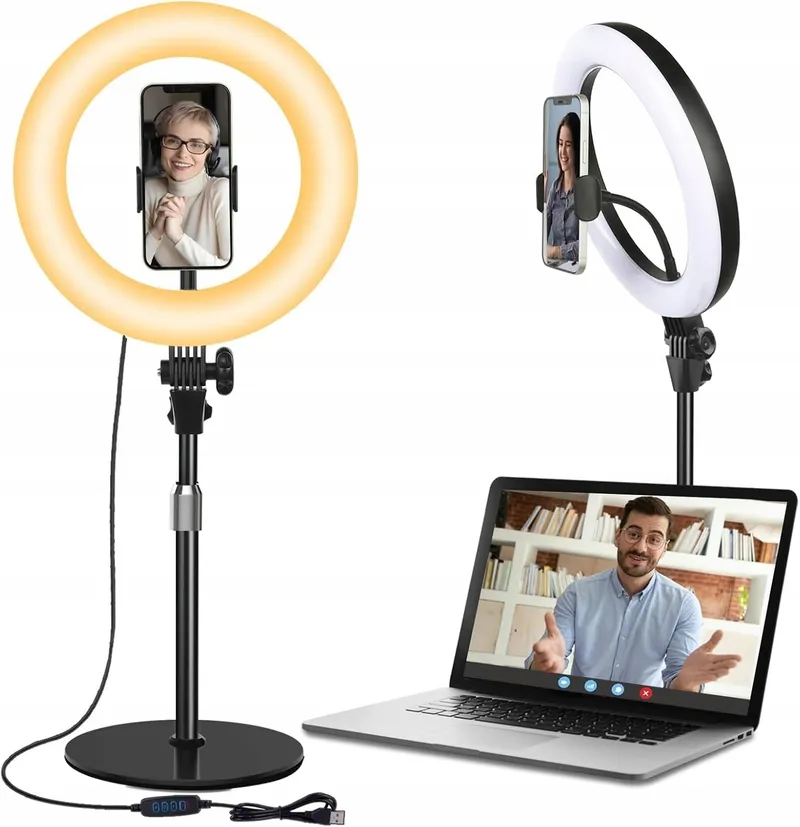 YARRASHOP LED Ringlamp 10.5" Statief Make-up YouTube TikTok — foto 8