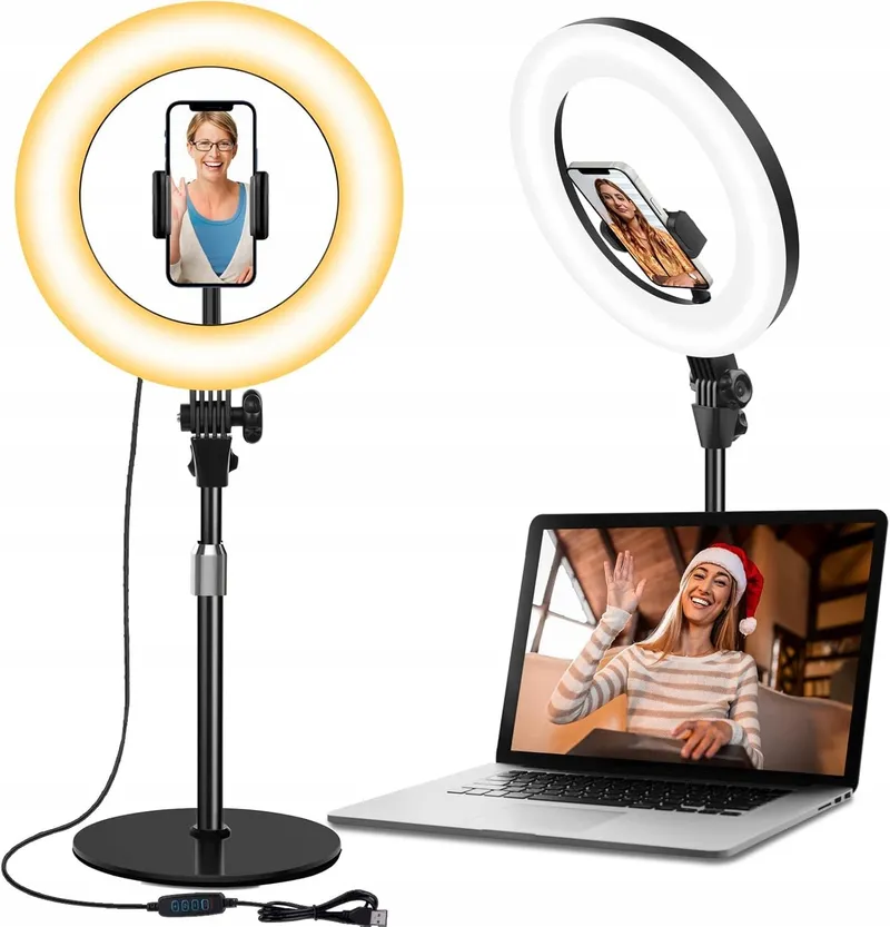 YARRASHOP LED Ringlamp 10.5" Statief Make-up YouTube TikTok — foto 1