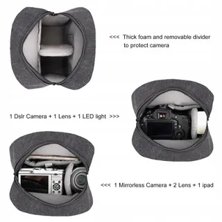 TULLIO Schoudertas Camera Waterdicht DSLR Systeemcamera — miniatuur 2