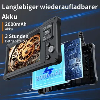 ENNOVOR Endoscoopcamera HD 1920P Dual Lens 5 Inch Waterdicht LED 5M — miniatuur 5
