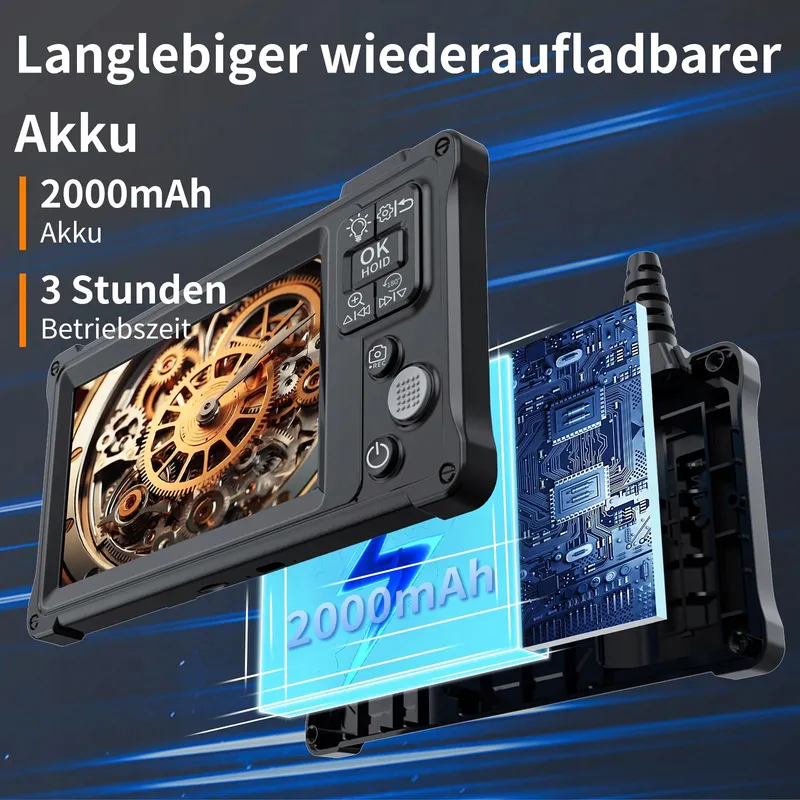 ENNOVOR Endoscoopcamera HD 1920P Dual Lens 5 Inch Waterdicht LED 5M — foto 5