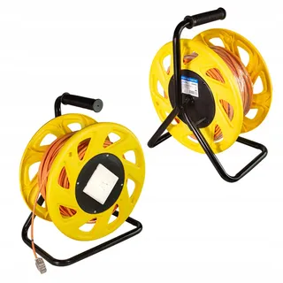 LOGILINK CQ5090S Kabelhaspel CAT7A S/FTP RJ45 90m 1200MHz Oranje — miniatuur 9