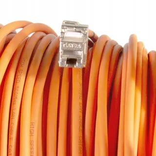 LOGILINK CQ5090S Kabelhaspel CAT7A S/FTP RJ45 90m 1200MHz Oranje — miniatuur 6