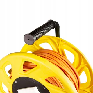 LOGILINK CQ5090S Kabelhaspel CAT7A S/FTP RJ45 90m 1200MHz Oranje — miniatuur 3
