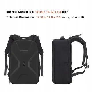 MOSISO Waterdichte Camerarugzak DSLR SLR met Laptopvak — miniatuur 8