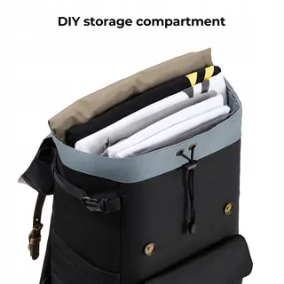 K&F CONCEPT Camerarugzak Rolltop Laptop 15 Inch SLR — miniatuur 5