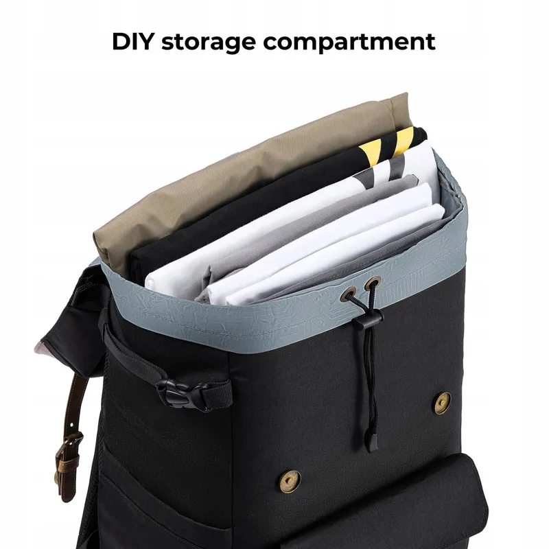 K&F CONCEPT Camerarugzak Rolltop Laptop 15 Inch SLR — foto 5