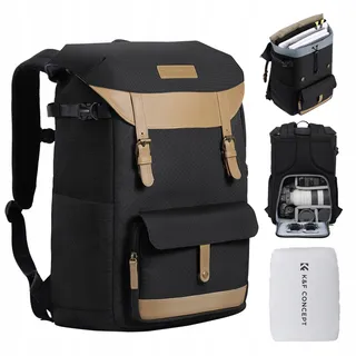 K&F CONCEPT Camerarugzak Rolltop Laptop 15 Inch SLR — miniatuur 1