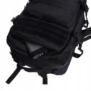 CINGHI LUSSO Militaire Rugzak 45L Groot Wandel Zwart — miniatuur 5