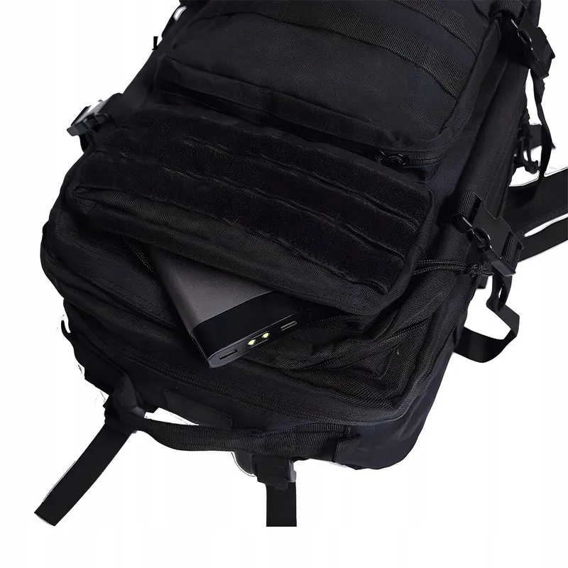 CINGHI LUSSO Militaire Rugzak 45L Groot Wandel Zwart — foto 5