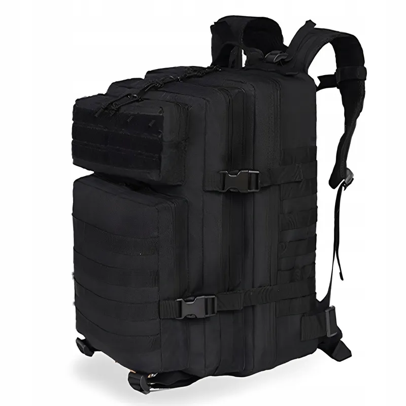 CINGHI LUSSO Militaire Rugzak 45L Groot Wandel Zwart — foto 1