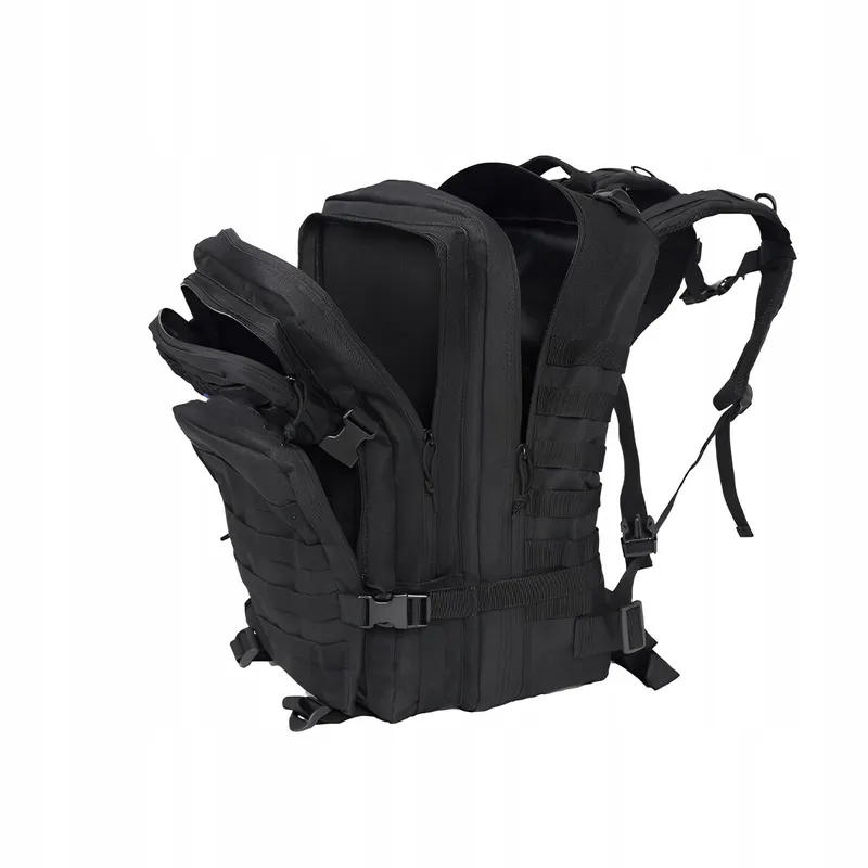 CINGHI LUSSO Militaire Rugzak 45L Groot Wandel Zwart — foto 4