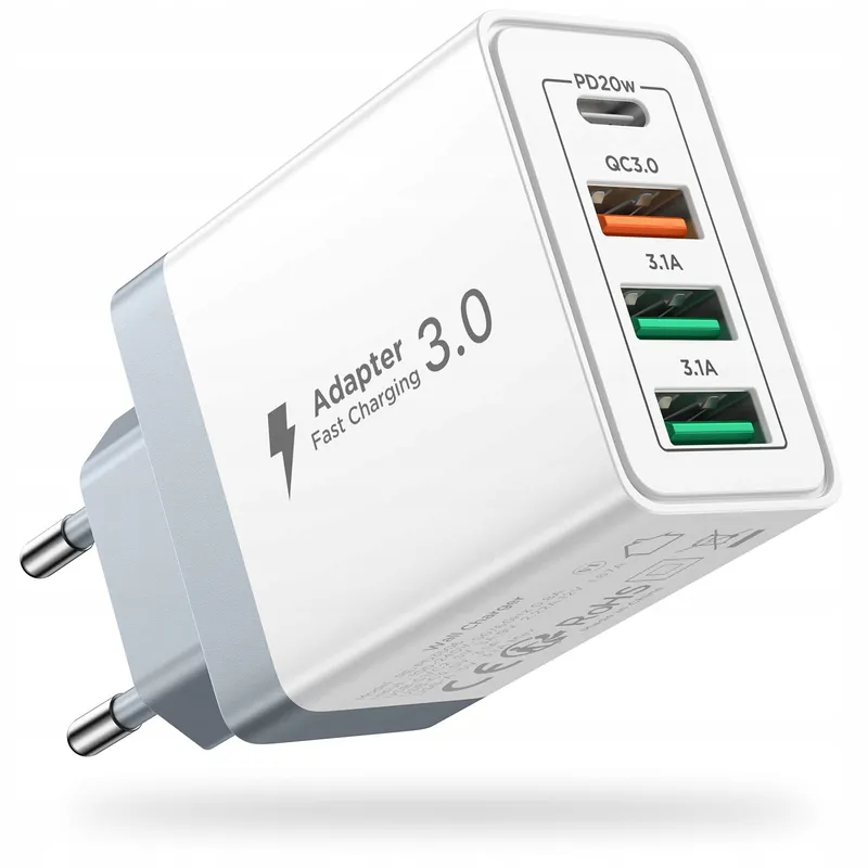 AIONEUS USB Adapter 40W 4 Poorten USB-C USB-A Android — foto 1