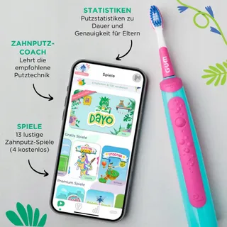 GUM Playbrush Junior Elektrische Tandenborstel Kinderen 6+ Roze — miniatuur 3
