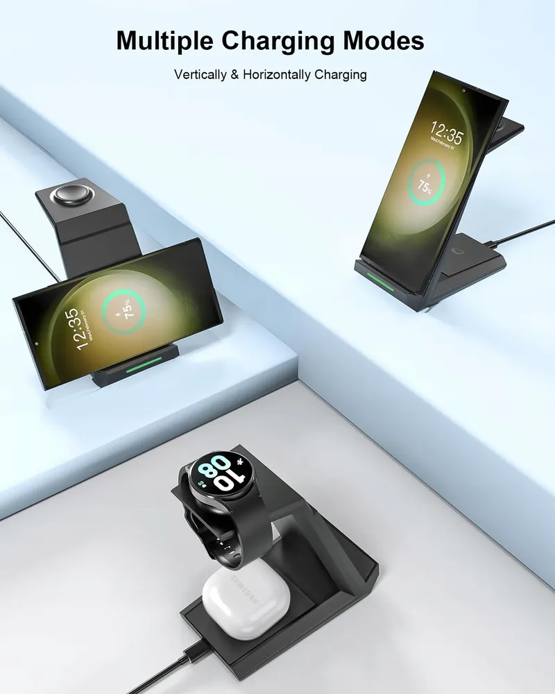NANAMI Inductief Laadstation 3-in-1 Samsung Galaxy Watch Buds — foto 6