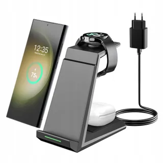 NANAMI Inductief Laadstation 3-in-1 Samsung Galaxy Watch Buds — miniatuur 1