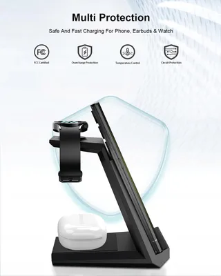 NANAMI Inductief Laadstation 3-in-1 Samsung Galaxy Watch Buds — miniatuur 7
