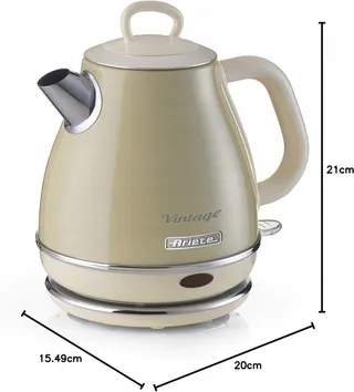ARIETE Vintage Waterkoker 2868 Draadloos 1L 1600W Beige — miniatuur 7