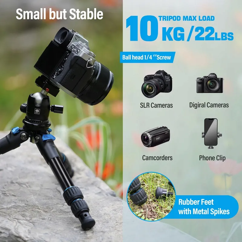 SIRUI AM203 Mini Statief Aluminium 360° Camera 15kg — foto 5