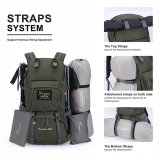 MOUNTAINTOP Trekkingrugzak 40L Heren Dames — miniatuur 5